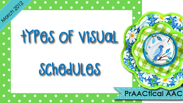 Strategy of the Month: Types of Visual Schedules