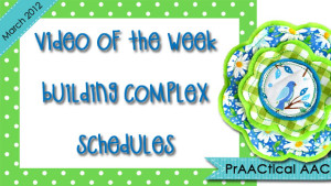 Video of the Week: Building Complex Schedules