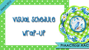 Visual Schedule Wrap-Up
