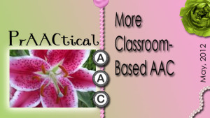 More Classroom-based AAC