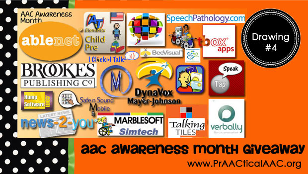 It's PrAACtically Over: AAC Awareness Month Giveaway # 4