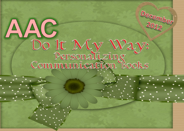 Do It My Way Personalizing Communication Books