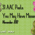 31 AAC Posts You May Have Missed, November 2012