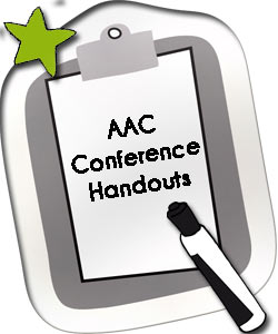Still More AAC Handouts from ASHA, 2012