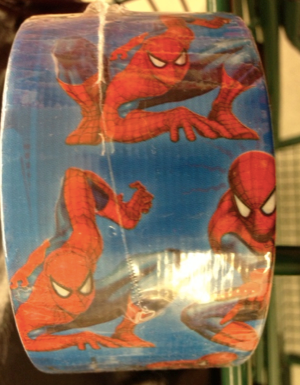 duct tape spiderman