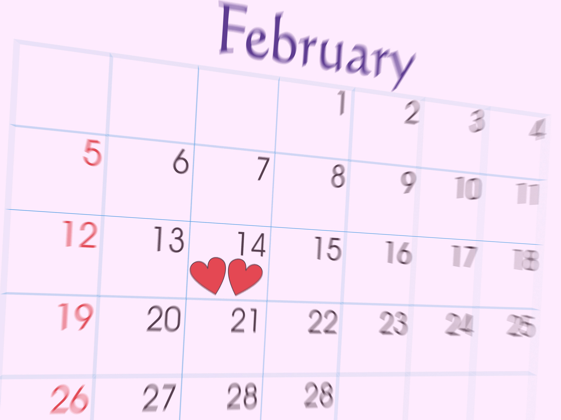 Calendar February
