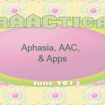 Aphasia, AAC, Apps