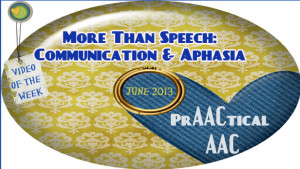More Than Speech: Communication & Aphasia