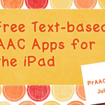 Free Text-based AAC Apps for the iPad