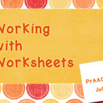 Working with Worksheets