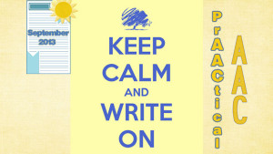 Keep Calm and Write ON