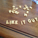 Like it Out- spelled in cookies