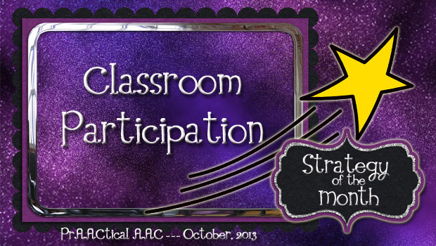 Strategy of the Month: Classroom Participation