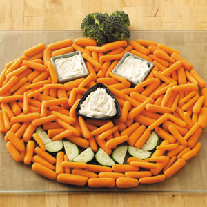 Pumpkin Made out of Carrots