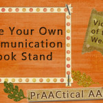 Make Your Own Communication Book Stand