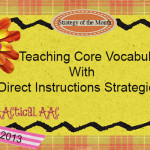 Teaching Core Vocabulary with Direct Instruction Strategies