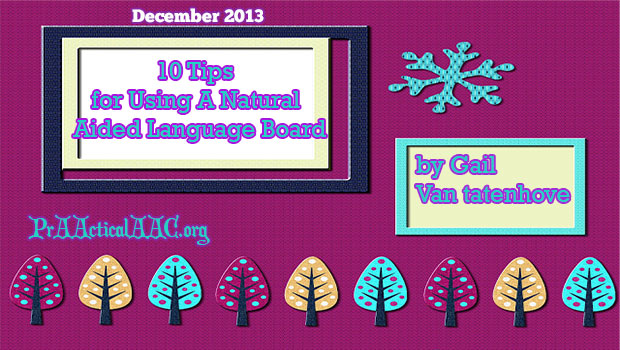 10 Tips for Using a Natural AIded Language Board
