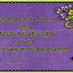 Strategy of the Month using Aided Language Input to Build Communication Opportunities