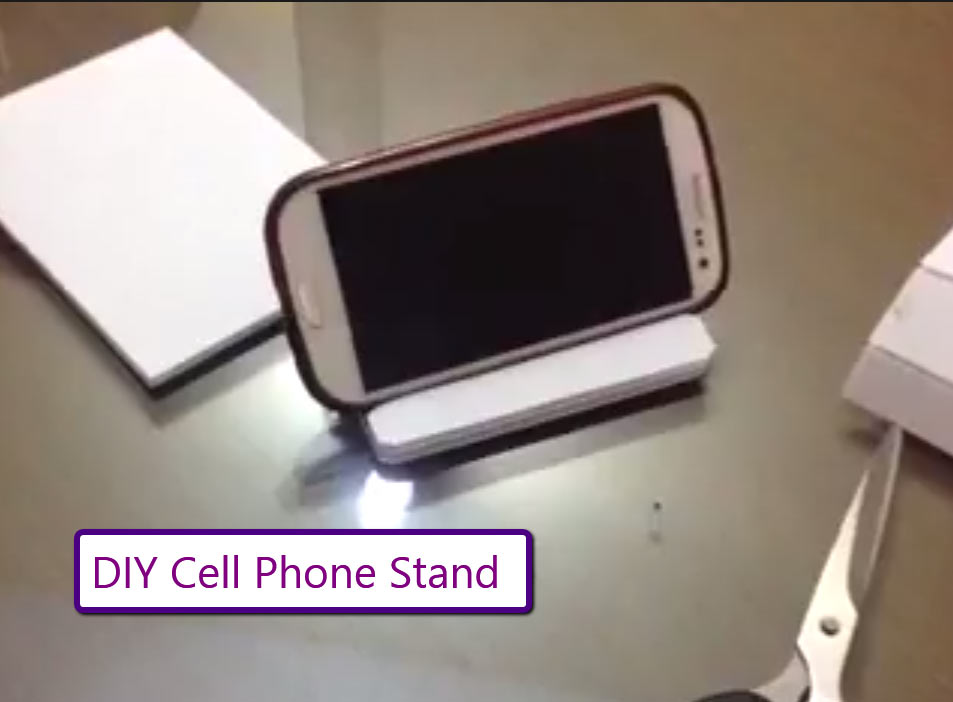 Make It PrAACtical: Cell Phone Stand