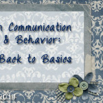 On Communication and Behavior: Back to Basics