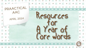 Resources for A Year of Core Words