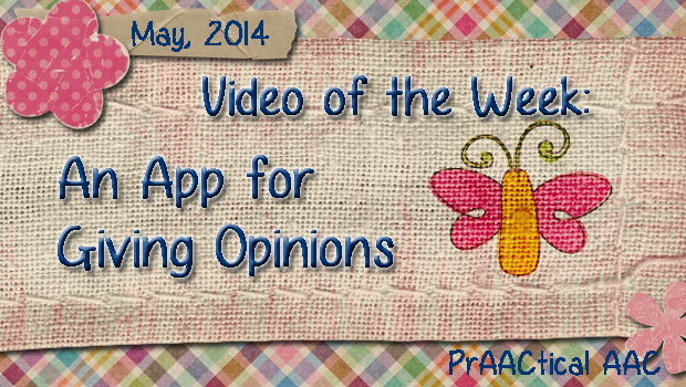 Video of the Week: An App for Giving Opinions