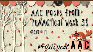 AAC Posts from PrAACtical Week 38, September 2014
