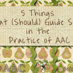 5 Things that Guide SLPs in the Practice of AAC