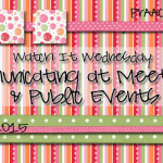 Watch It Wednesday: Communicating at Meetings and Public Events