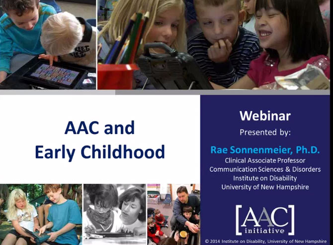 AAC in Early Childhood