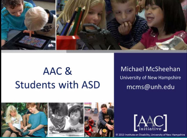 Video of the Week: AAC and ASD
