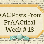 AAC Posts from PrAACtical Week 18, May 2015