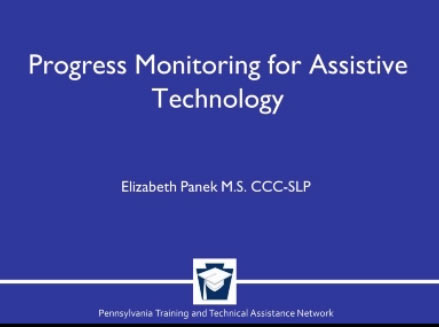 Video of the Week: Progress Monitoring for AT