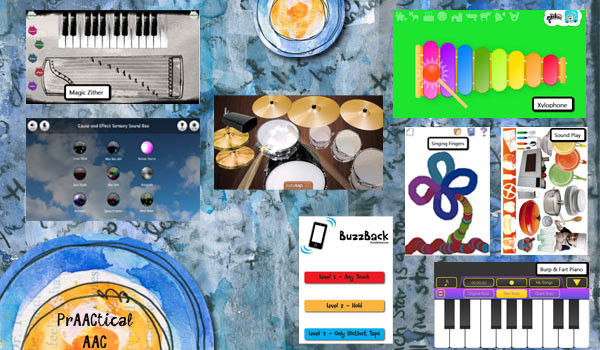 Sound/Music Cause and Effect Apps for Engaging AAC Learners