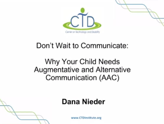 Video of the Week: When Children Need AAC - Families Talking to Families