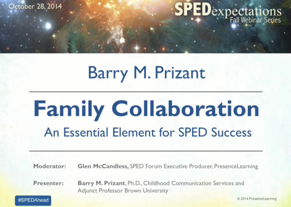 Video of the Week: Family Collaboration by Dr. Barry Prizant