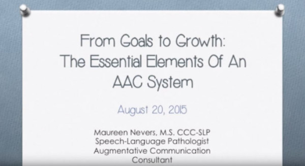 Video of the Week: Preparing for an AAC Journey