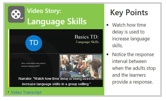 Building AAC Intervention Skills: Skillful Use of Time Delay