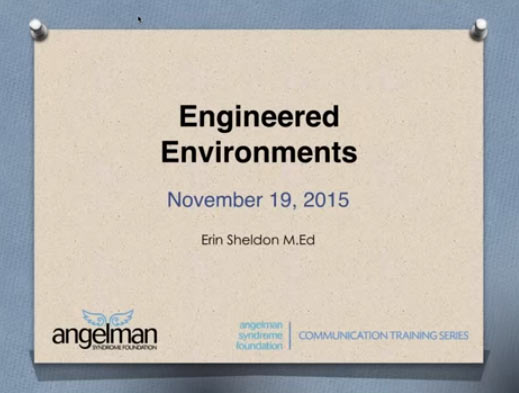 Video of the Week: Engineering Environments to Support AAC