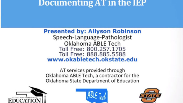 Video of the Week: Documenting AT in the IEP