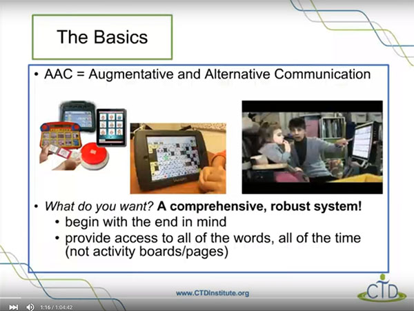 Video of the Week: Getting Started with AAC for Parents and Practitioners
