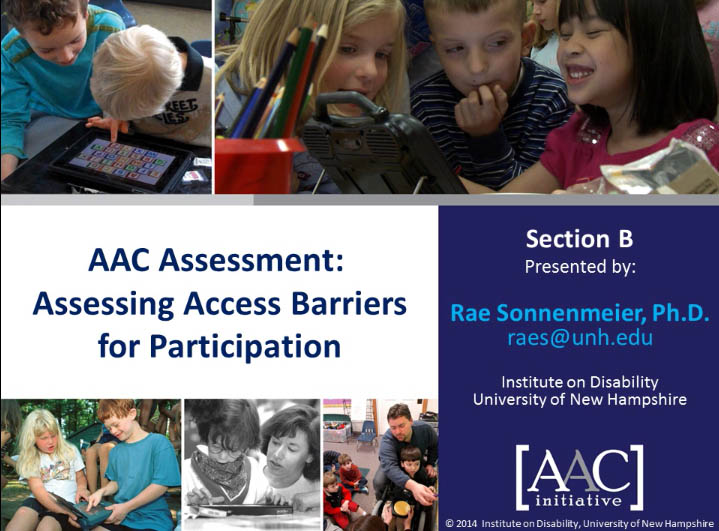 Video of the Week: More on Assessing Barriers to Access for AAC Learners