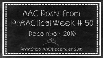 AAC Posts from PrAACtical Week # 50: December, 2016