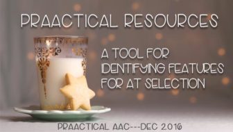 PrAACtical Resources: A Tool for Identifying Features for AT Selection