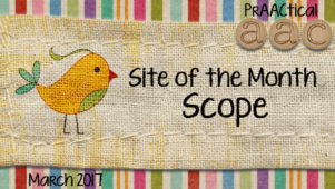 Site of the Month - AAC-related Resources from Scope