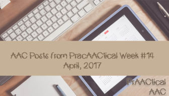 AAC Posts from PrAACtical Week #14, April 2017