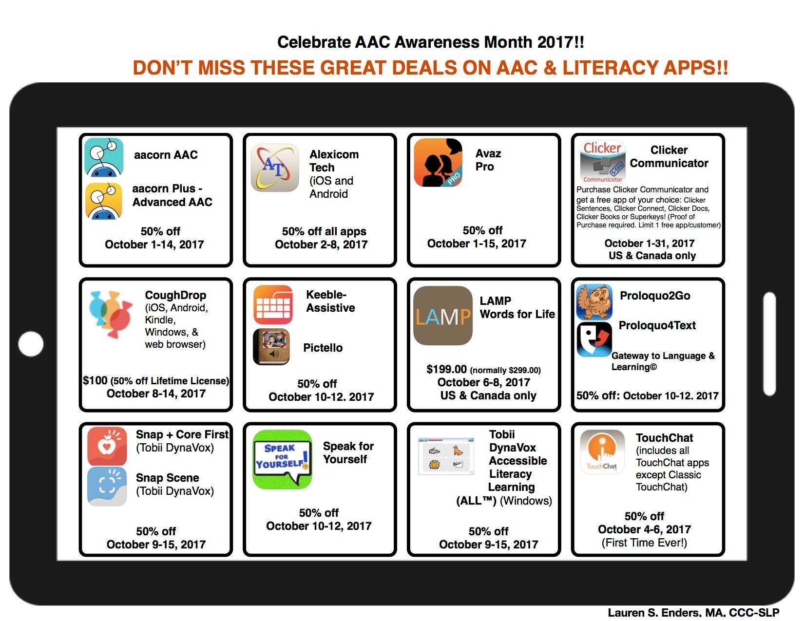2017 AAC Awareness App Discounts
