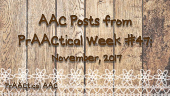 AAC Posts from PrAACtical Week #47: November, 2017