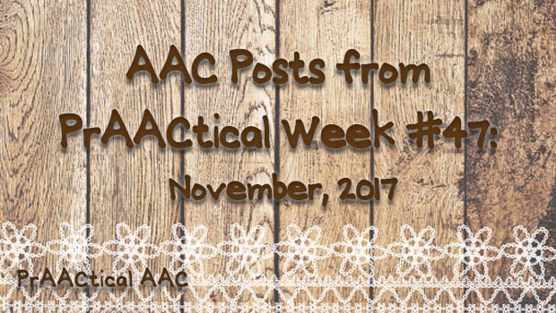 AAC Posts from PrAACtical Week #47: November, 2017