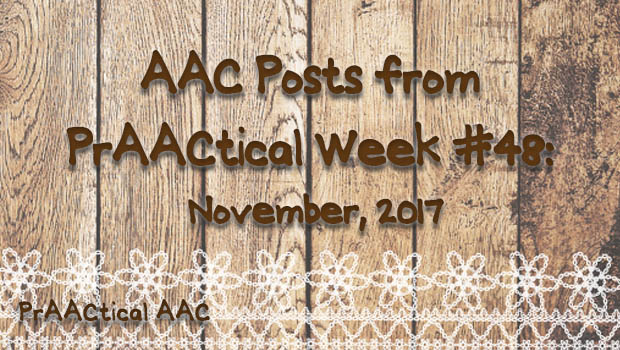 AAC Posts from PrAACtical Week #48: November, 2017